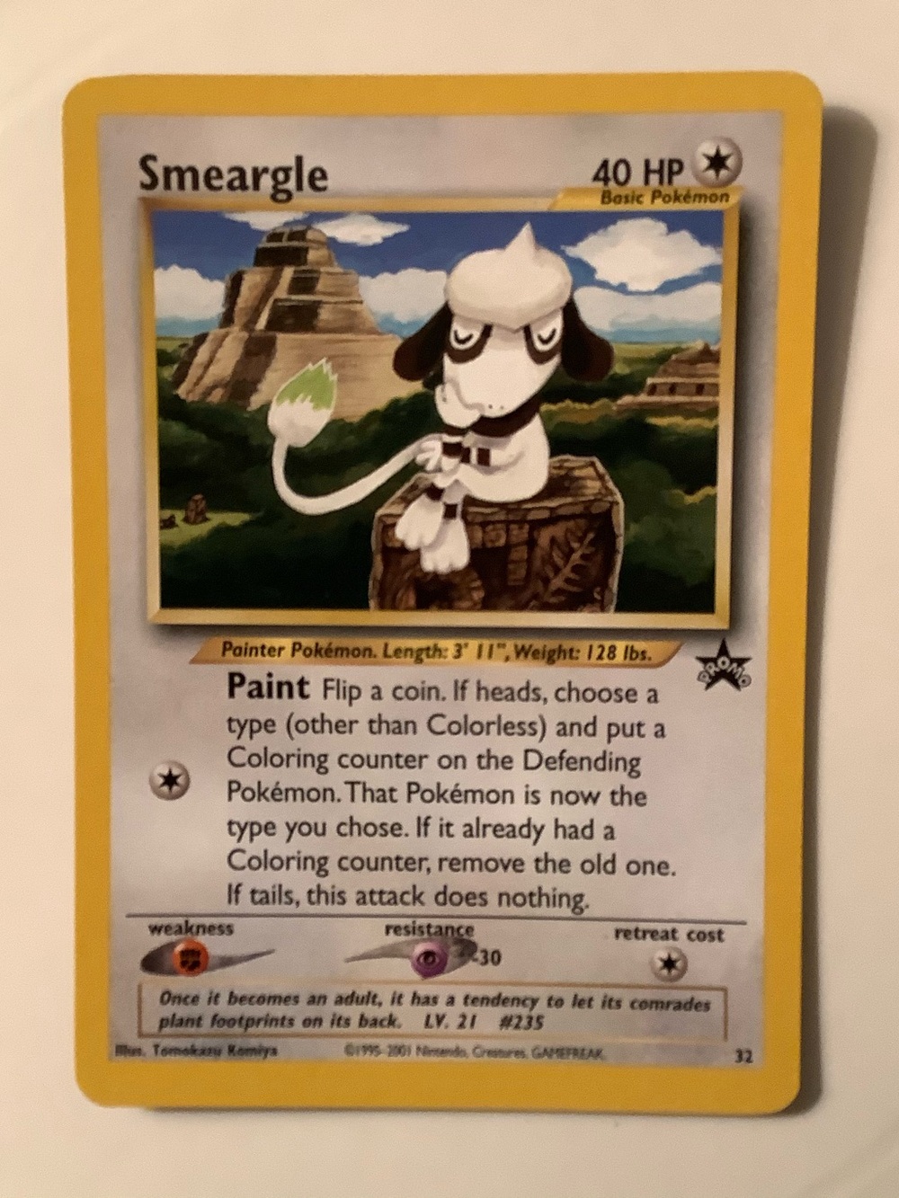 Black Star Promo Pokemon League Smeargle